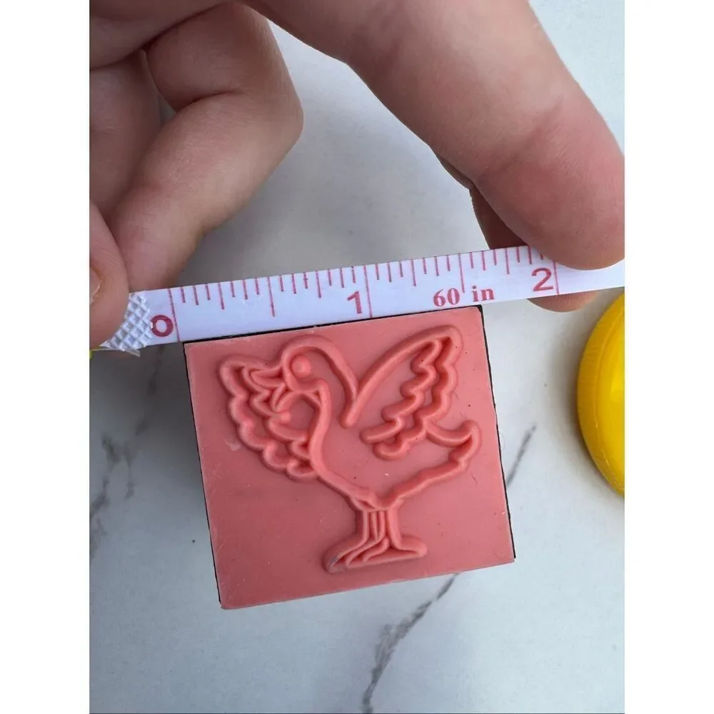 New Cartoon Goose Graphic Rubber Stamp